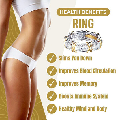 Histone Magnetology Moissanite Diamond Ring