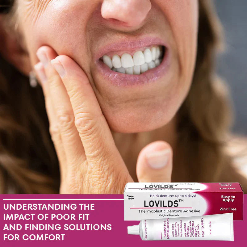 ✨✨[Official Brand Store] LOVILDS™Thermoplastic Denture Adhesive (⏳ FINAL DAY! Buy 1 Get 1 FREE! 🎁)