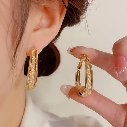 🔥LAST DAY SALE-80% OFF)Histone Lymphatic fashion Oval Earrings