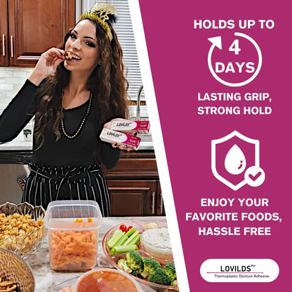 ✨✨[Official Brand Store] LOVILDS™Thermoplastic Denture Adhesive (⏳ FINAL DAY! Buy 1 Get 1 FREE! 🎁)