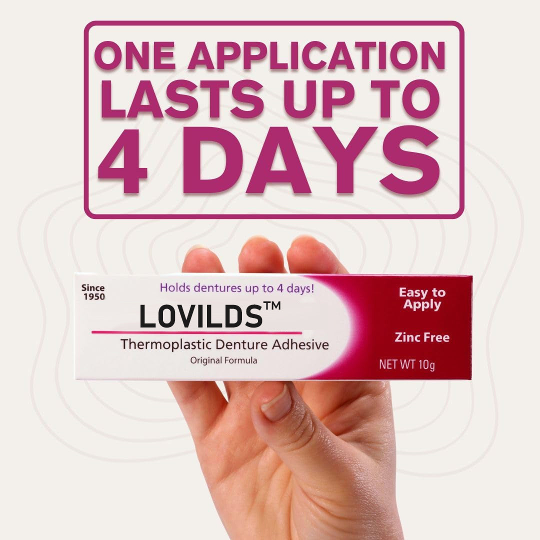 ✨✨[Official Brand Store] LOVILDS™Thermoplastic Denture Adhesive (⏳ FINAL DAY! Buy 1 Get 1 FREE! 🎁)