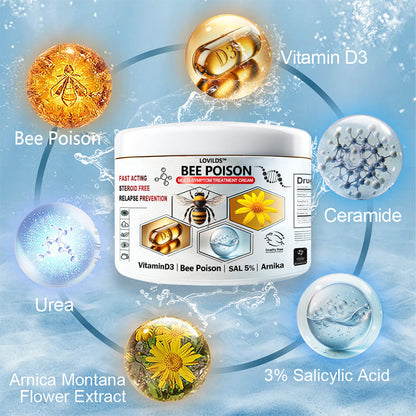LOVILDS™✨ Bee Poison 𝑴𝒖𝒍𝒕𝒊-𝑺𝒚𝒎𝒑𝒕𝒐𝒎 𝑺𝒌𝒊𝒏 𝑻𝒓𝒆𝒂𝒕𝒎𝒆𝒏𝒕 𝑪𝒓𝒆𝒂𝒎 (👨‍⚕𝑵𝑷𝑭 𝑹𝑬𝑪𝑶𝑴𝑴𝑬𝑵𝑫𝑺)