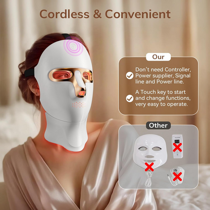 🔥 Last 3 Hours Discount: 60% OFF 🌸Medazy 4D Laser Light Therapy Mask