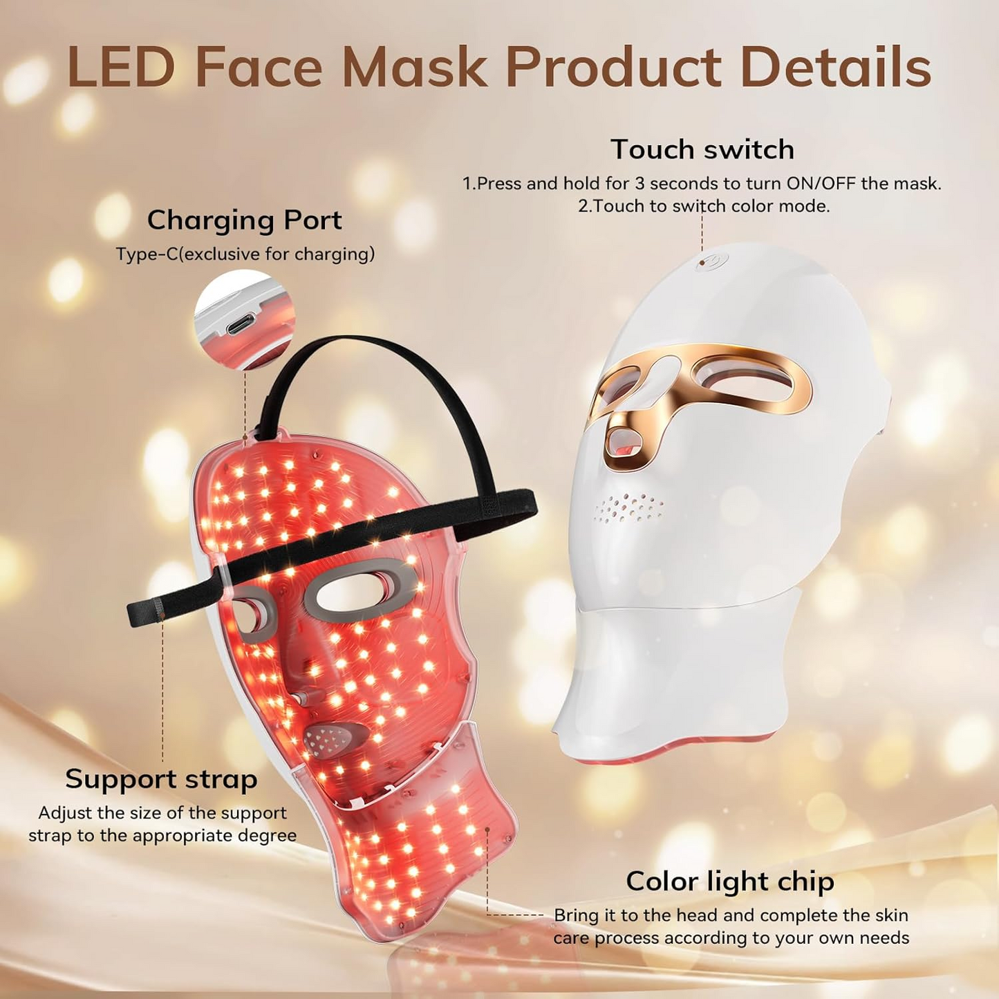 🔥 Last 3 Hours Discount: 60% OFF 🌸Medazy 4D Laser Light Therapy Mask