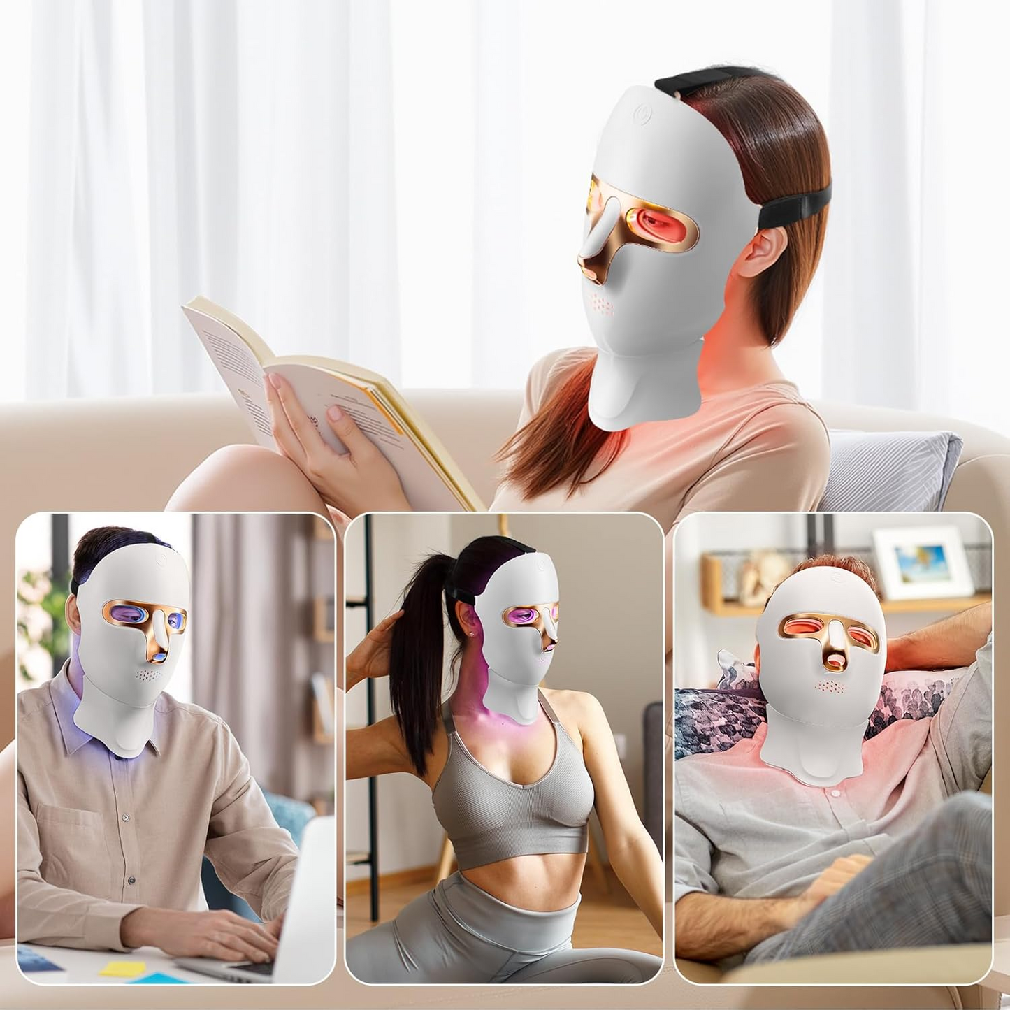 🔥 Last 3 Hours Discount: 60% OFF 🌸Medazy 4D Laser Light Therapy Mask