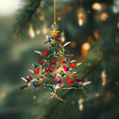 🎄Hummingbird Christmas Ornament✨