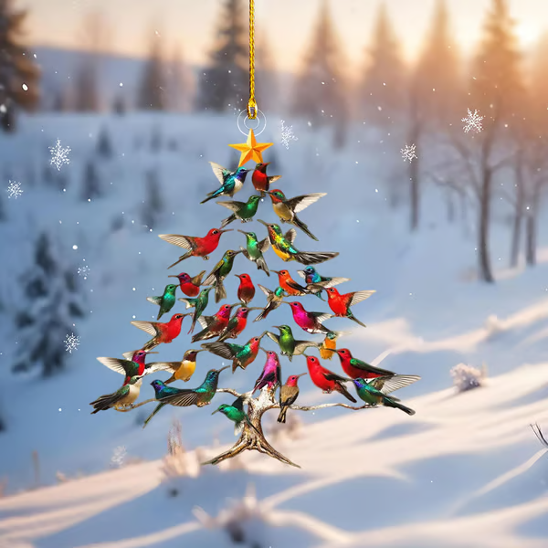 🎄Hummingbird Christmas Ornament✨