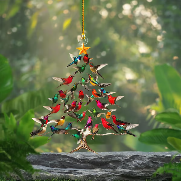 🎄Hummingbird Christmas Ornament✨