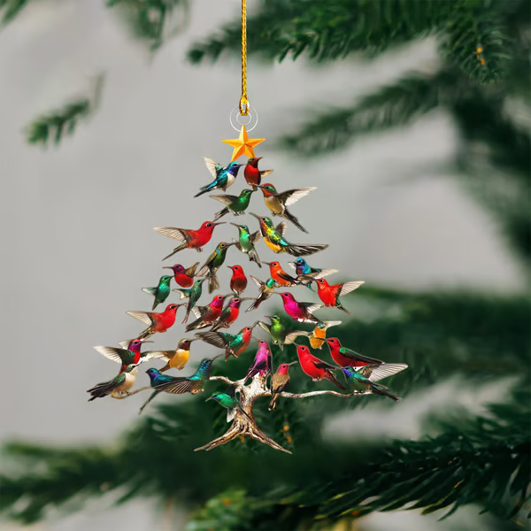 🎄Hummingbird Christmas Ornament✨