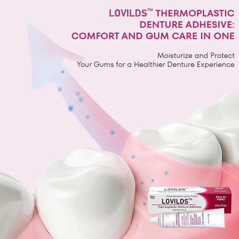 ✨✨[Official Brand Store] LOVILDS™Thermoplastic Denture Adhesive (⏳ FINAL DAY! Buy 1 Get 1 FREE! 🎁)