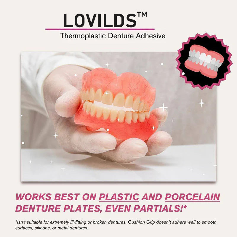 ✨✨[Official Brand Store] LOVILDS™Thermoplastic Denture Adhesive (⏳ FINAL DAY! Buy 1 Get 1 FREE! 🎁)