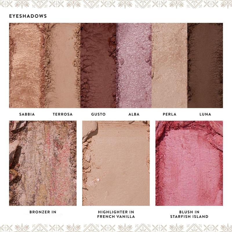 Baking Beginner's Three-Piece Set - Tuscan Dreams includes Baked Multicolor Eyeshadow Palette