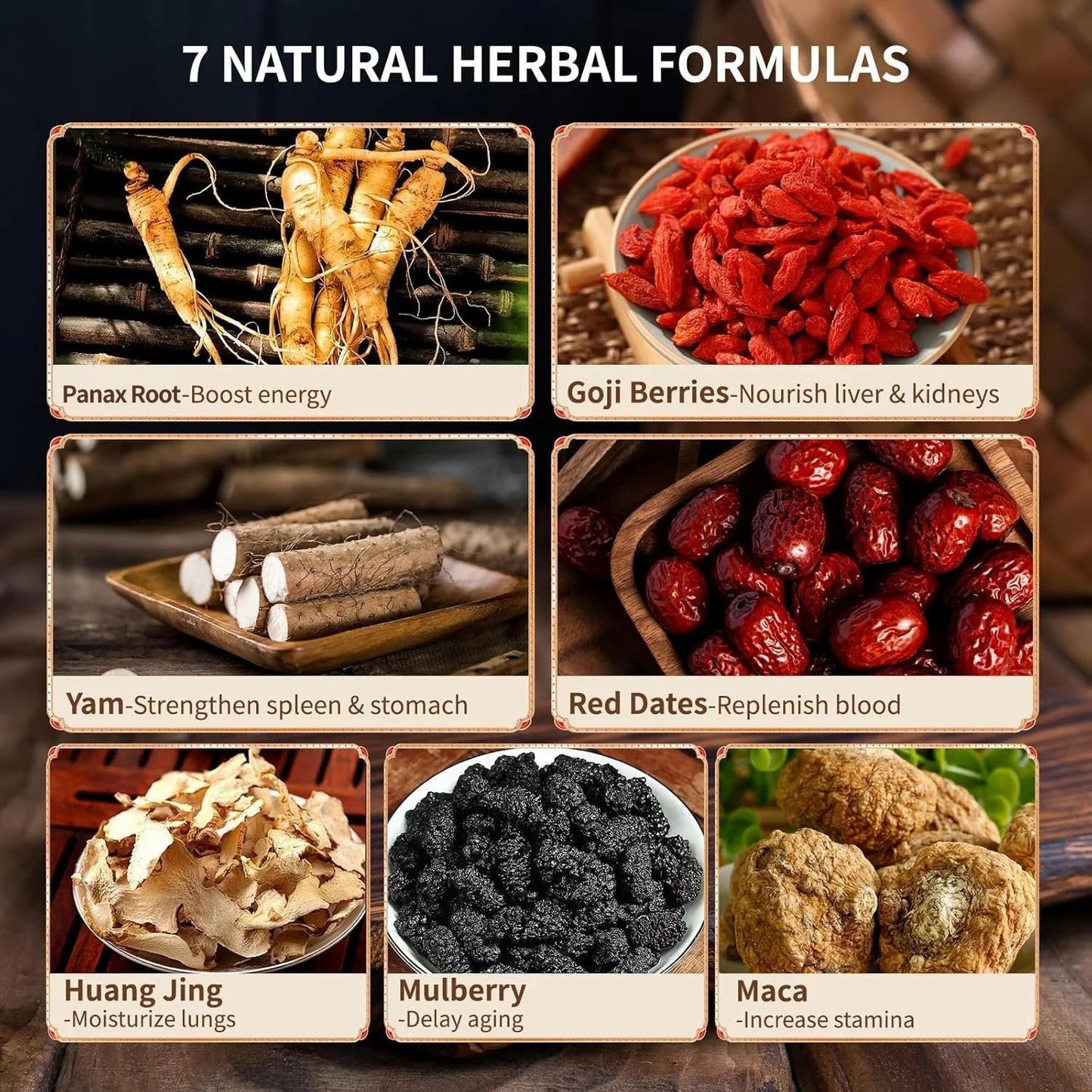 Panax Root & Mulberry Herbal Tea
