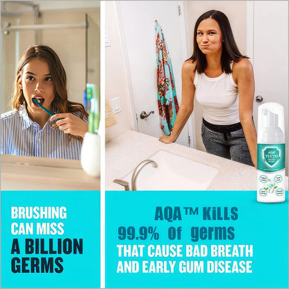 AQA™ NEW TEETH Mouthwash: End Bad Breath, Cavities & Gum Issues—Instantly!✨(⏳ FINAL DAY! Buy 1 Get 1 FREE! ⏳)