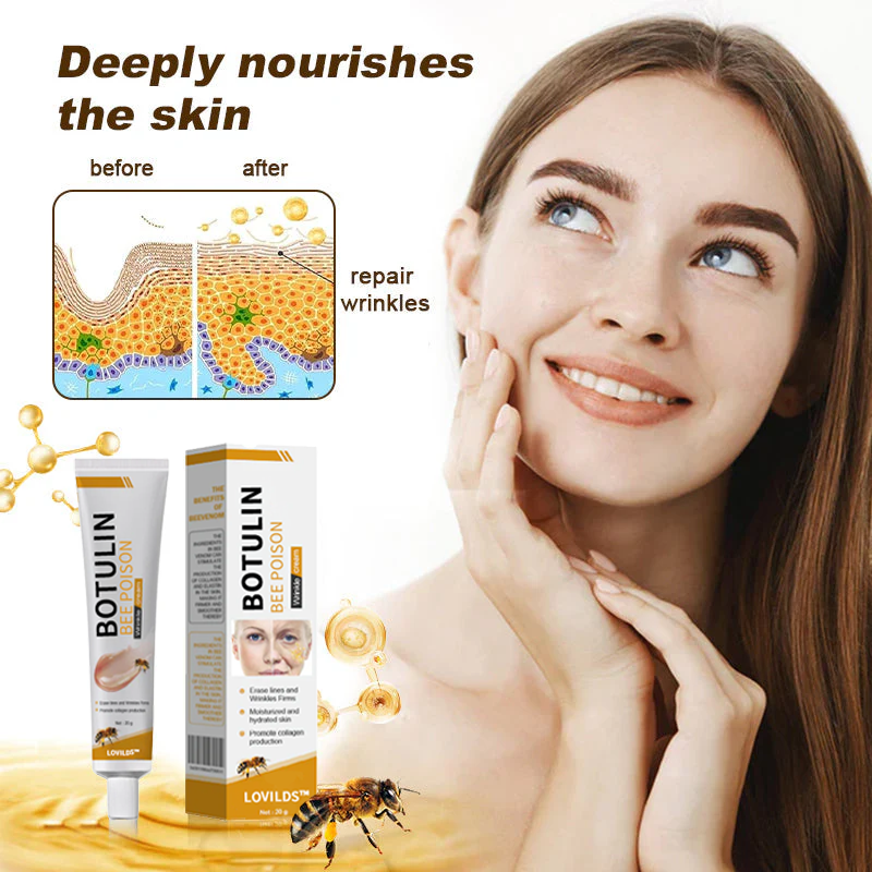 LOVILDS™ Botulin Bee Poison Wrinkle Removal Cream✨(⏳ FINAL DAY! Buy 1 Get 1 FREE! ⏳)