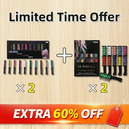 🎅Christmas Pre-sale✨Festive Fun Hair Chalk Combs