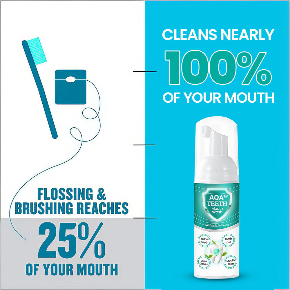 AQA™ NEW TEETH Mouthwash: End Bad Breath, Cavities & Gum Issues—Instantly!✨(⏳ FINAL DAY! Buy 1 Get 1 FREE! ⏳)