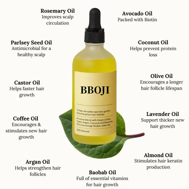 Last day to get over 49% off-BBOJI™✨Natural Hair Growth Oil