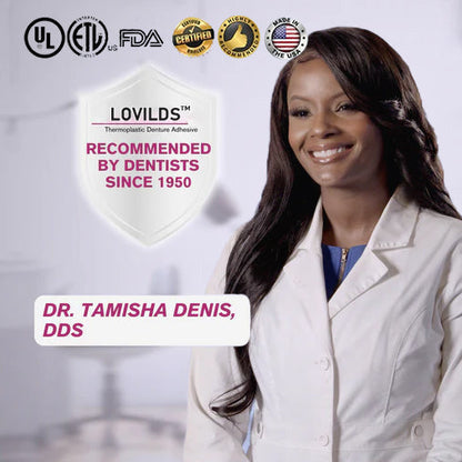 ✨✨[Official Brand Store] LOVILDS™Thermoplastic Denture Adhesive (⏳ FINAL DAY! Buy 1 Get 1 FREE! 🎁)