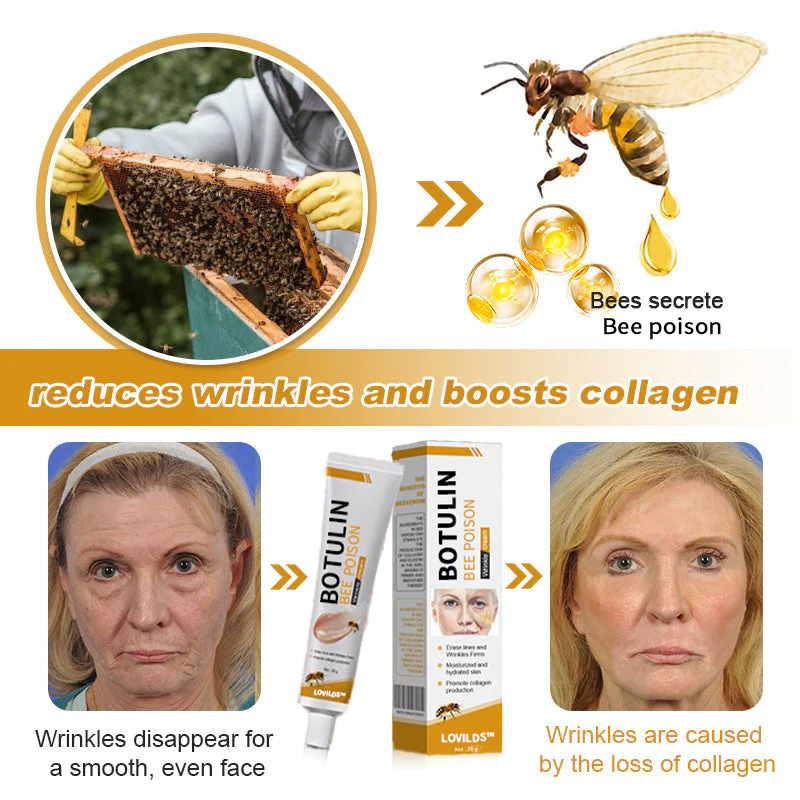 LOVILDS™ Botulin Bee Poison Wrinkle Removal Cream✨(⏳ FINAL DAY! Buy 1 Get 1 FREE! ⏳)
