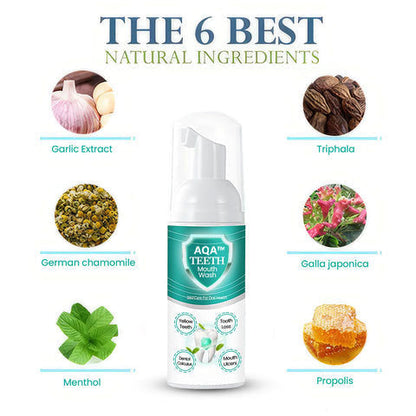 AQA™ NEW TEETH Mouthwash: End Bad Breath, Cavities & Gum Issues—Instantly!✨(⏳ FINAL DAY! Buy 1 Get 1 FREE! ⏳)