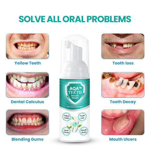 AQA™ NEW TEETH Mouthwash: End Bad Breath, Cavities & Gum Issues—Instantly!✨(⏳ FINAL DAY! Buy 1 Get 1 FREE! ⏳)
