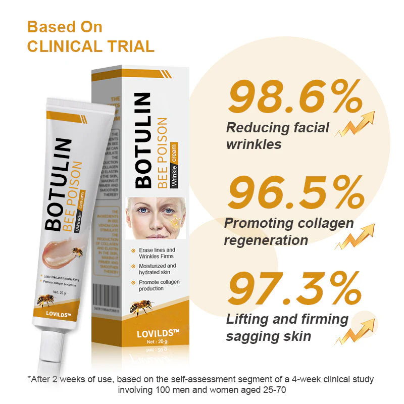 LOVILDS™ Botulin Bee Poison Wrinkle Removal Cream✨(⏳ FINAL DAY! Buy 1 Get 1 FREE! ⏳)