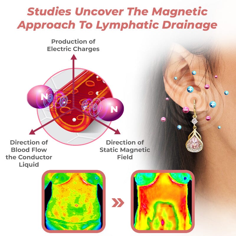 🔥LAST DAY SALE-80% OFF)Histone Lymph Flow Magnetogen Earrings