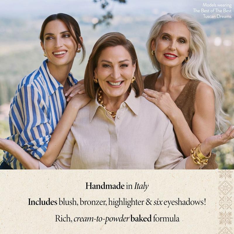 Baking Beginner's Three-Piece Set - Tuscan Dreams includes Baked Multicolor Eyeshadow Palette