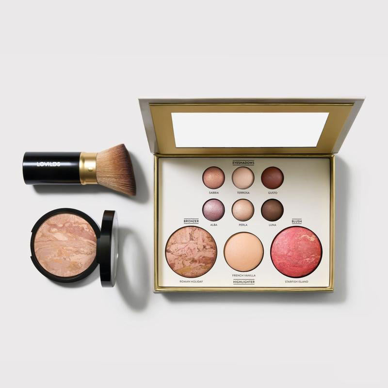 Baking Beginner's Three-Piece Set - Tuscan Dreams includes Baked Multicolor Eyeshadow Palette