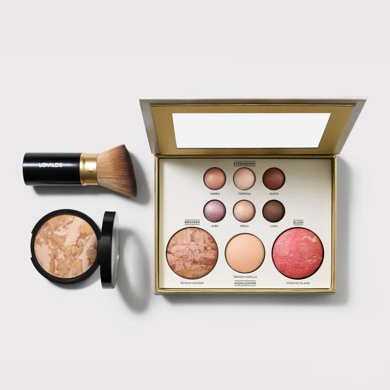 Baking Beginner's Three-Piece Set - Tuscan Dreams includes Baked Multicolor Eyeshadow Palette