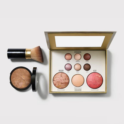 Baking Beginner's Three-Piece Set - Tuscan Dreams includes Baked Multicolor Eyeshadow Palette