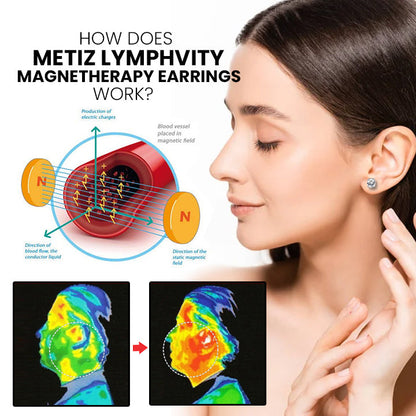 DiamondCut LymphDetox Magnetherapy Earrings(Limited Time Discount 🔥 Last Day)
