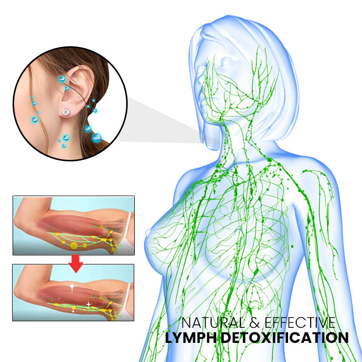 DiamondCut LymphDetox Magnetherapy Earrings(Limited Time Discount 🔥 Last Day)