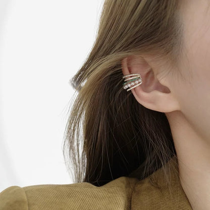🔥LAST DAY SALE-80% OFF)Histone Lymphvity Auriculotherapy White Onyx EarCuff